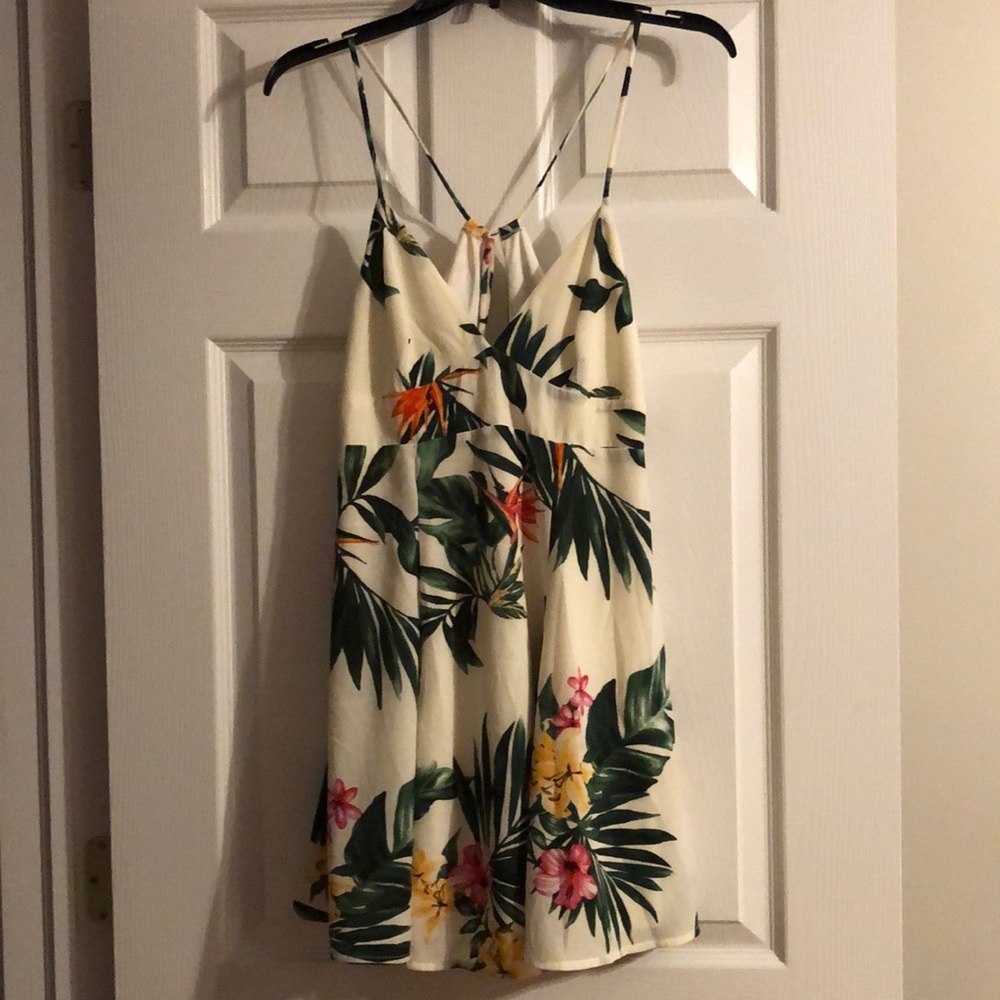 Forever 21 White floral dress